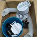 Floating Pool Skimmer for Above Ground Pools, Tri-Float Skimmer with Removable Basket - Easy Install Above Ground Pool Accessories, Universal Pool Cleaning Accesorios para Piscina