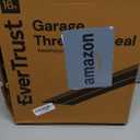 EverTrust 16Ft/5M Garage Threshold Seal Strip. Weatherproof EPDM Rubber Strip Replacement Kit for DIY. Strip + 1pc 300 ml Sealant Adhesive.
