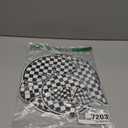 3-Tier Round Cardboard Cupcake Stand, Racing Car Theme Cardboard Cupcake Holder, Car Theme Dessert Display Stand Tower, Black and White Checkered Car Party Decorations Supplies