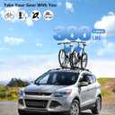 FengYu 300lb Roof Rack Cross Bars Fit for Ford Escape 2013 2014 2015 2016 2017 2018 2019, Heavy Duty Lockable Aluminum Roof Rails Crossbars Cargo Bars Canoe Rooftop Black Carrier Luggage