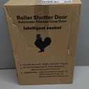Automatic-Chicken-Coop-Door-Solar-Powered Auto Chicken Door with Remote Light Sensor Mode Anti-Pinch Function (DarkRBC-001)