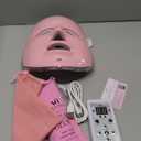 LED Face Mask Light Therapy Premium Spa Kit (4 Pcs) - With Ultrasonic Scrubber, Ultrasonic Brush & Green Tea Serum - 7 Colors (Blue & Red) Light Therapy Mask -Spa Light Therapy Facial For Rejuvenation