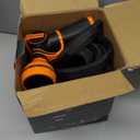 Giraffe Tools Garden Hose 25FT Lightweight Lay Flat Water Hose Kink Free Flexible Hose with 9 Spray Function NozzleBlack