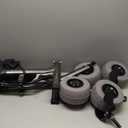 Foldable Rolling Beach Walker with Lightweight Aluminum Frame & Ergonomic Handles for Outdoor, Mobility Aid for Elderly