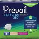 Prevail Air Incontinence Brief - Ultimate Plus Absorbency - Size 3 - X-Large - 15 Count (1 Pack of 15)