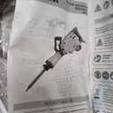 VEVOR Demolition Jack Hammer, MAX 2200W Electric Jackhammer Heavy Duty, 1350 BPM Concrete Breaker 6pcs Chisels Bit Chipping W/Case (Orange)