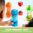 JOYIN 4-Pack Fidget Tubes for Kids, Sensory Tubes, Stress Relief Toy, Speech Therapy, Calming Toys for Children with Autism, Calm Down Corner Classroom Supplies, Back to School Gifts for Toddlers