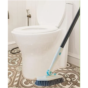 Extendable Cleaning Brush for Bathroom Tiles Bathtub Toilet Long Handle Scrubber