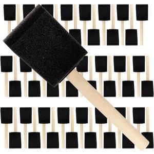 Pro Grade - Foam Brushes - 2 Inch - 48 Piece Poly Foam Brush Set