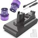 V11 Click in Replacement Battery, for V11 V15 SV15 SV16 SV22 970425-01 Cordless Vacuum Cleaner Button Click-in Installtion Battery Replacement, Upgraded 7000mAh Capacity Extended Runtime