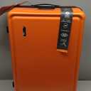 Hard Shell Luggage Sets with Spinner Wheels 4 Piece, Expandable Large Suitcases with TSA Lock, Travel Large Suitcase Set, Navy Luggage Set (Orange)