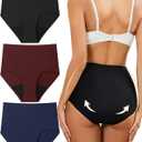 Period Underwear for Women High-Waist, Leakproof Reusable Panties for Heavy Flow & Bladder Leak Incontinence XL