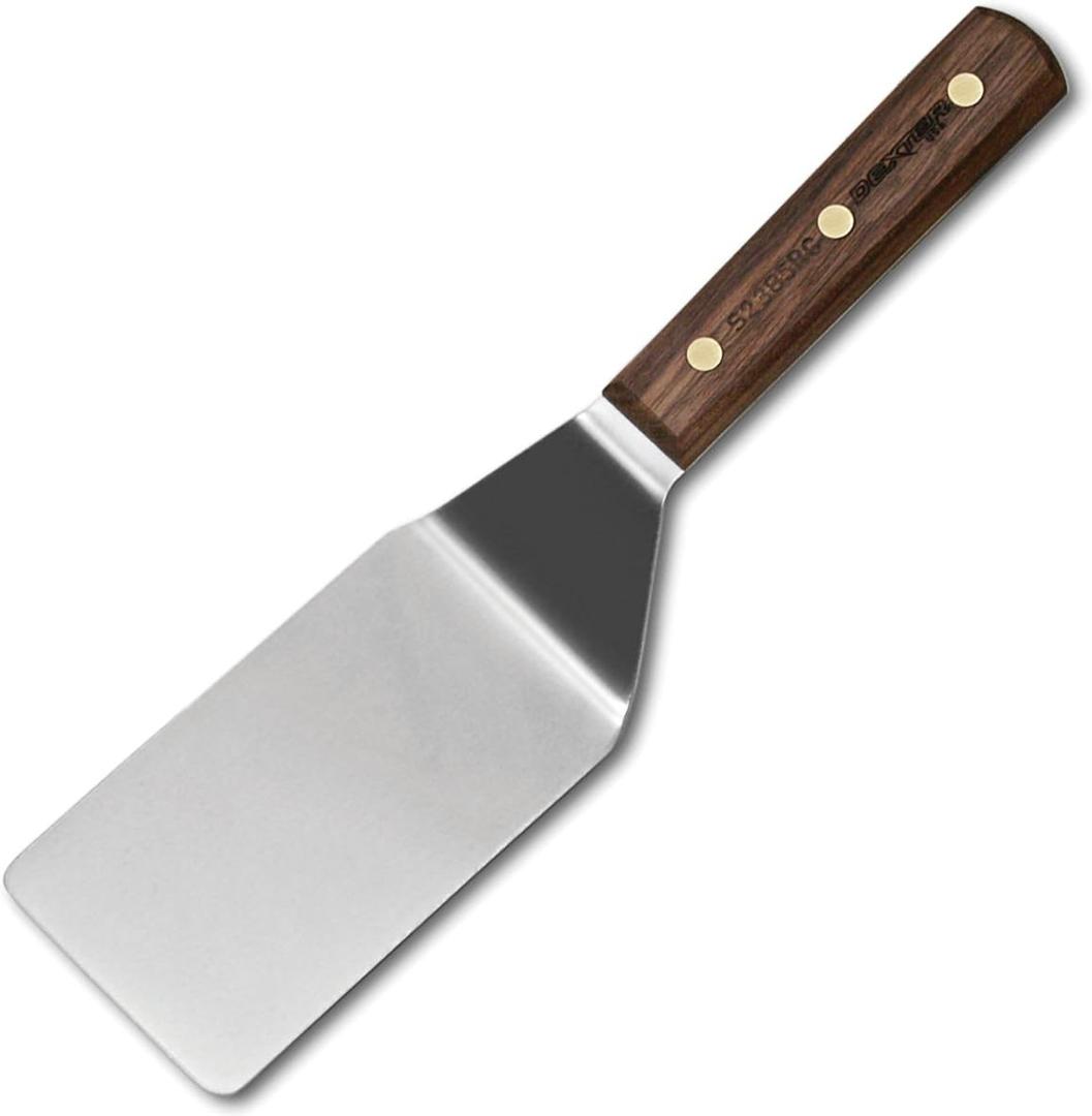 Dexter-Russell All-Purpose Turner, Stainless Steel with Walnut Handle, Made in the USA