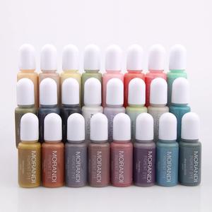 Epoxy Resin Pigment, 24 Colors Dark Color Resin Morandi Pigment Kit, for DIY Resin Art Jewelry Making, Crafts - Four Seasons 24 Colors