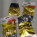 Noise Makers, 24 PCS Gold Noise Makers, Glitter Metallic Fringed Party Blowers Noisemakers Horns for Adults for Birthday Sporting Events Christmas 2025 New Year Eve Party Favor Supplies Decorations