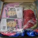XLSXEXCL 27 Pieces Colored Wigs, Funky Colorful Wigs with Heart Sunglass, 