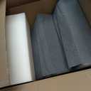 Heeyoo Dog Stairs for Small Dogs,5-Step Dog Steps for High Bed and Couch, High-Density Foam Pet Steps with Supporting Board, Non-Slip Removable Washable Cover, Grey