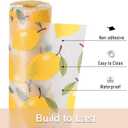 Cooyes Shelf Liner, Non-Adhesive Cabinet Liners for Kitchen Drawers, Shelves, Refrigerator, Pantry Storage, Bathroom Closet, Fridge, Durable Waterproof EVA Mats(11.8" W x 236" L, Yellow Lemon)