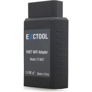 ENET WiFi Adapter Ethernet to OBD2 Diagnostic & Coding Tool for BMW F/G/I Series Compatible with BimmerCode on iOS and Android