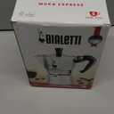 Bialetti Moka Express Iconic Italian Stovetop Espresso Maker (Natural Silver, 6 Cups)