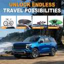 Zorik 330LBS Lockable Roof Rack Cross Bars Compatible with 2021-2026 Chevy Tahoe/Suburban, GMC Yukon/XL, Cadillac Escalade/ESV, Anti-Theft Aluminum Crossbars for Kayak Bike Cargo, No-Drill, 2 Straps