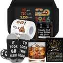 60th Birthday Gifts for Men Funny 60 Year Old Birthday Gifts for Men Cool 1966 Gift Ideas for 60 Year Old Man Unique Sixty Gift Set for Man in Their 60s Happy 60th Decorations Accessories for Him