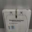 KOHLER 4636-RL-47 Cachet ReadyLatch Elongated Toilet Seat Slow Close, Soft Close Toilet Seat Quiet Lid, Contoured Grip-Tight Bumpers Installation Hardware, Apartment Essentials. Almond