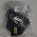 Knee High Boots Women Thigh High Over Knee Stretch Fashion Low Chunky Heel Round Toe Zipper Winter Boots Black Red US4.5-14 (10), Black 