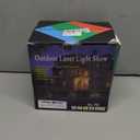 LEDMall Christmas Laser Projector Lights Outdoor, Motion Firefly Red, Green, and Blue with Remote Control and Security Lock