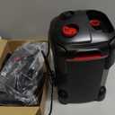 225GPH Canister Filter, External Aquarium Filter Ultra-Quiet Water Circulation Cleaning Machine with Media for Fish Tanks and Aquariums Up to 55 Gallons (225GPH)