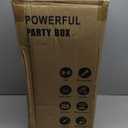 Party Bluetooth Speaker, 180W Powerful Stereo Sound with Deep Bass, Portable Wireless Speaker with EQ Sound Modes, LED Lights, Bluetooth 5.3 for Home, Outdoor & Party (Black)