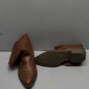 mysoft Women's Wide Calf Cowboy Boots Pull-On Mid-Calf Embroidered Pointed Toe Retro Western Boots Size M6