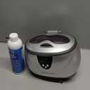 Magnasonic Ultrasonic Cleaner, 20oz Stainless Steel Tank, Digital Timer, 5 Cleaning Modes, w/ 8oz Gem & Jewelry Cleaner Concentrate Solution for All Jewelry, Eyeglasses, Watches, Dentures, Retainers (Silver)