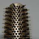 Round Brush Blow Out with Boar Bristles, Nano Thermal Ceramic Ionic Round Hair Brush for Women Blow Drying, Enhance Texture for Styling (1.75 Inch Barrel, 2.9 Inch with Bristle)