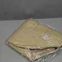 Car Seat Cover for Luxury & Comfort - PU Leather, Anti-Slip, Full Wrap Protection with Storage Pocket for Bottom Cushion - Universal Fit for 95% of Vehicles Yellowish-White,1 Piece