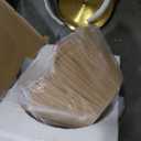 Oneach Boho Floor Lamp with 3 Color Temperatures, Farmhouse Floor Lamps for Living Room with Remote & Dimmable Bulb, Rattan Floor Lamp for Bedroom, Gold