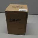 LETRY Outdoor Table Lamp, Brightness LED Nightstand Lantern, Portable Rechargeable Solar Lamp Waterproof, Touch Control Outdoor Lamps Cordless Lights Decorative for Patio/Walking/Reading/Camping (Black)