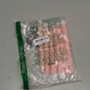 Pink Flameless Taper Candles with Remote, Spiral Candles Battery Operated, Flickering LED Wax Candlesticks Set of 6