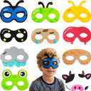 Fancy Land Passover 10 Plagues Masks Foam Passover Gifts for Kids Pesach Seder Decorations Costume Accessories