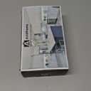 Asidrama 10 Pack 3 Inch(76mm) Brushed Satin Nickel Kitchen Cabinet Handles Cabinet Pulls Kitchen Cabinet Hardware for Cupboard Drawer Pulls (3" Hole Center)