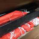 BAGAIL Volleyball Net, 12ft Portable Volleyball Net for Backyard - Adjustable Height, Heavy-Duty Frame, Freestanding Design - Portable Outdoor/ Indoor Volleyball Set with Carry Bag - Red