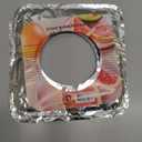 Gas Stove Disposable Burner Liner, Aluminum Foil Burner Cover, Range Guard, 8.375 Inches, Pack of 10 (Square)