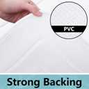 Arotive Memory Foam Bathroom Rug Mat 59x24, Ultra Soft and Absorbent Bath Mat, Machine Wash Dry, Comfortable Bath Rug Carpet for Bathroom Floor, Tub and Shower, White