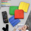 Adjustable Memory Foam Seat Cushion, Custom Height & Firmness, Ergonomic Office Chair Cushion for Back, Coccyx, Sciatica & Tailbone Pain Relief Ideal for Office Chair, Car Seat, Wheelchair, Recliner
