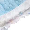 CutiePlusU Disposable Diaper Sample 2 Pieces Protective Underwear Absorbent Briefs Dry Surface White Pink (Large 37"-47")