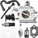 Anxingo MS170 Carburetor Replacement for Stihl MS170 MS180 017 018 MS170C MS180C Chainsaw, Replaces Zama C1Q-S57, C1Q-S57A, C1Q-S57B, 1130-120-0603