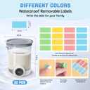 GuanQiao 4 Pack Creami Swirl Pints & Lids for Ninja, Compatible with NC700 Series Ninja Swirl Ice Cream & Soft Serve Makers, with 4 Spoons & 64 Writable Labels, BPA-Free & Dishwasher Safe, Grey Lids