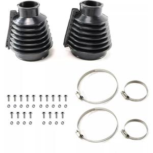 Pack of 2 Axle Swing Boot Kit Black Compatible with 1949-1968 VW Bug Baja Sandrail Manx Buggy Beetle