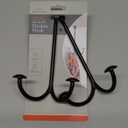 Stratford Over The Door Double Hook - Bronze 2 Pack