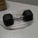 Rubber Hex Dumbbell Hand Weight, 1 Pc